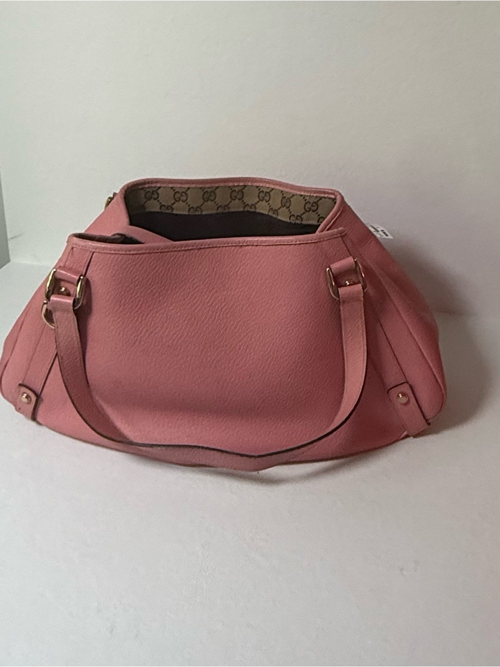 Gucci Abbey Japan Exclusive 2005 Pink Shoulder Tote Bag